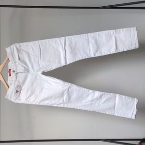 White Guess Skinny Jeans